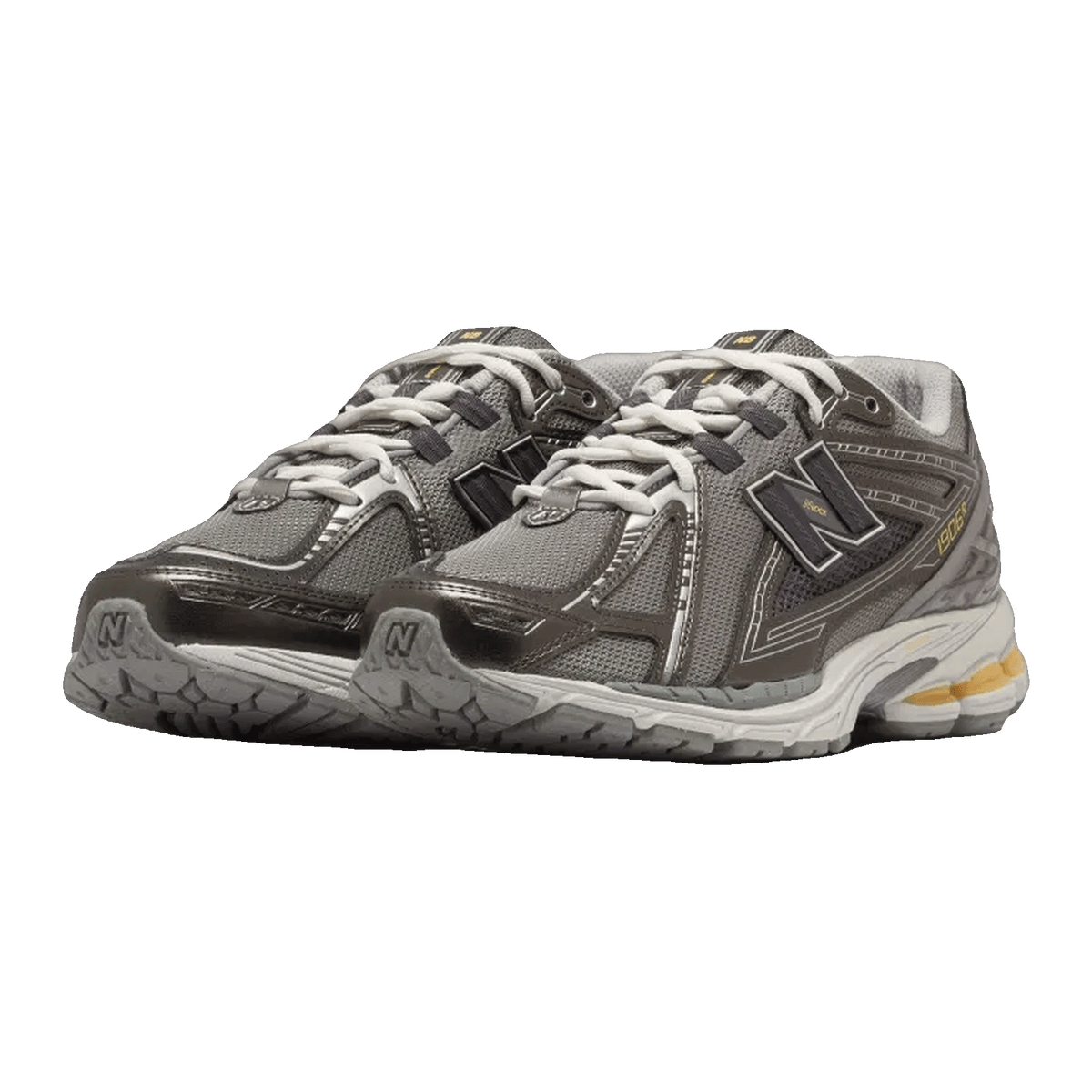 New Balance 1906R Slate Grey Black Metallic White Peach Side U19064S0