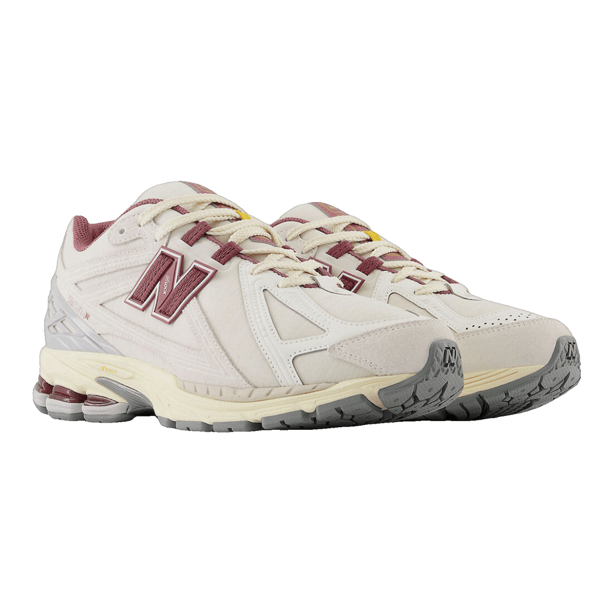 New Balance 1906R White Burgundy Side