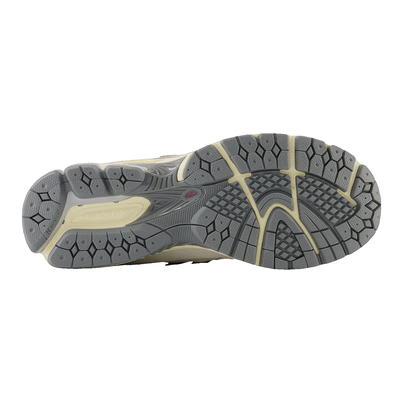 New Balance 1906R White Burgundy Sohle