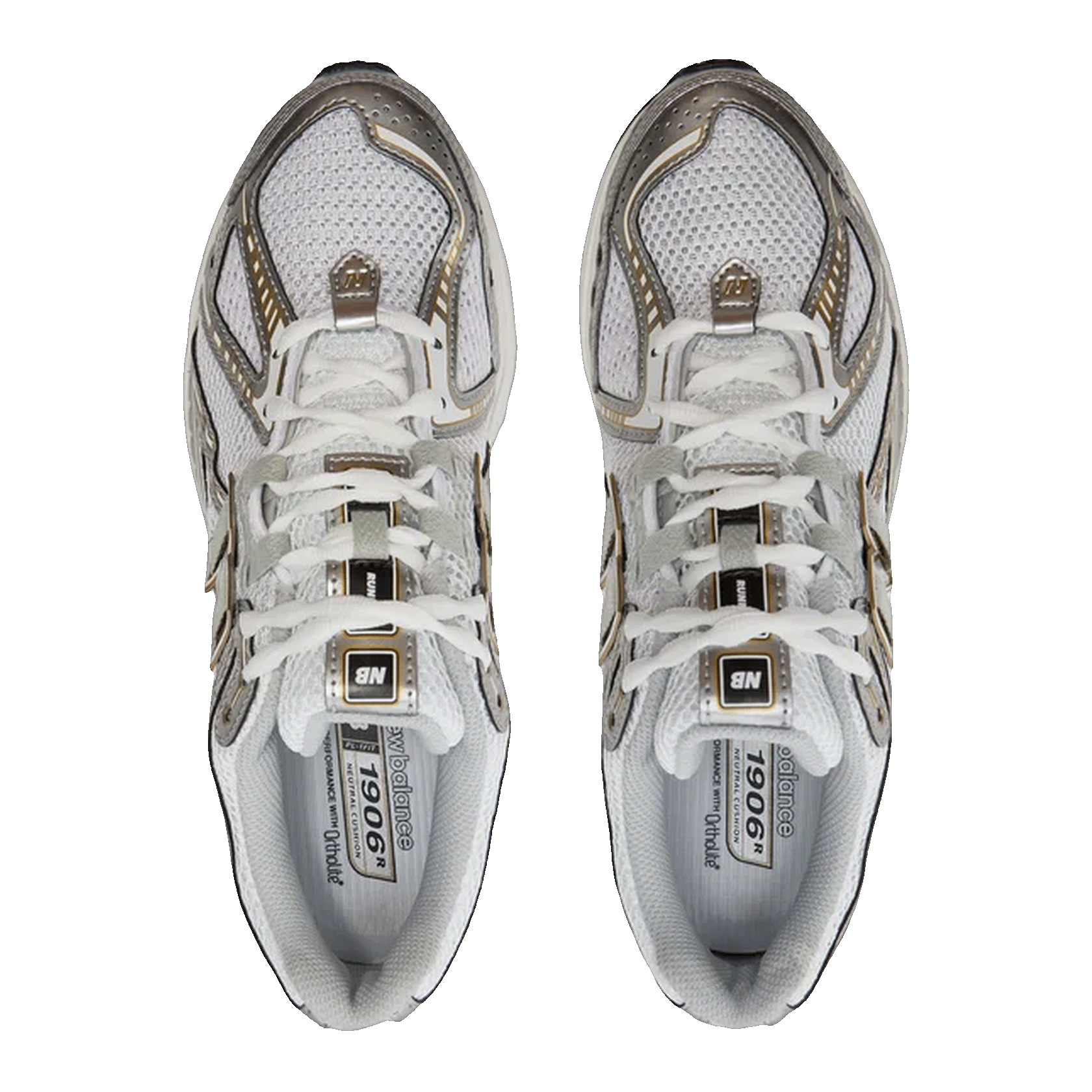 New Balance 1906R White Rain Cloud Silver Metallic Oben M1906RI