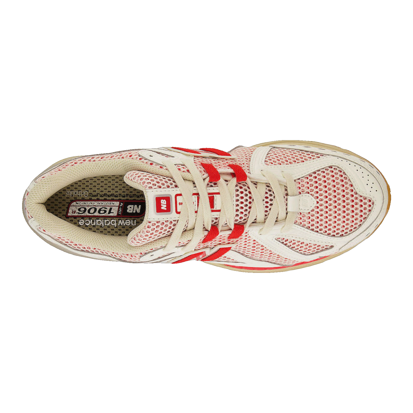 New Balance 1906R White Red Oben M1906RO