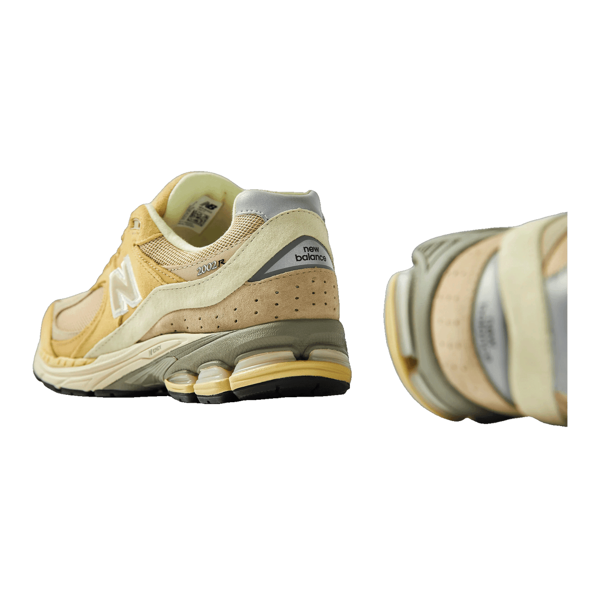 New Balance 2002R AURALEE Yellow Beige Back M2002RE1