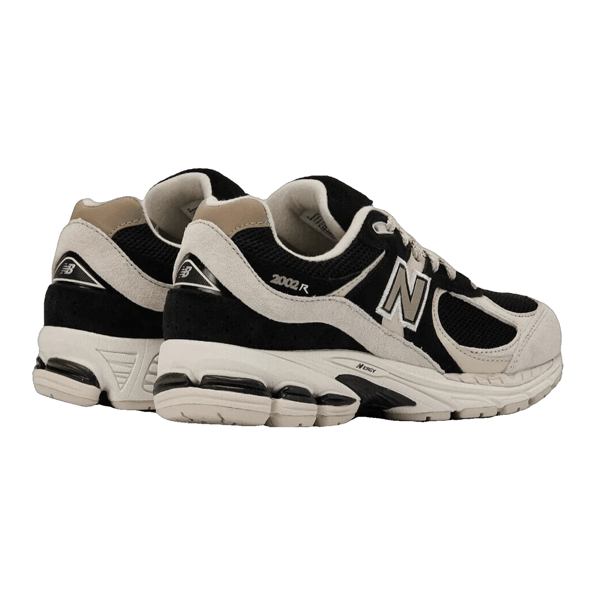 New Balance 2002R Black Beige Tan Back M2002RTZ