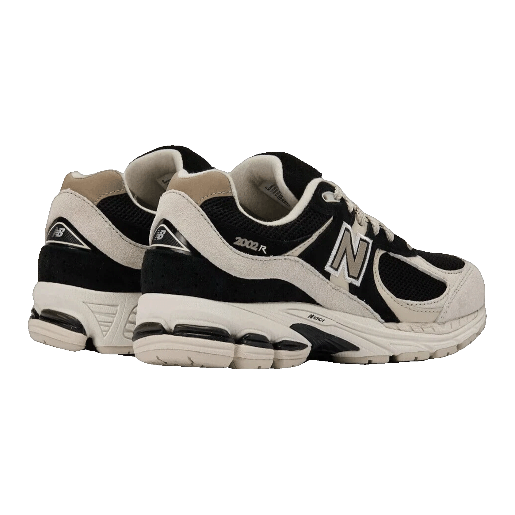 New Balance 2002R Black Beige Tan Back M2002RTZ