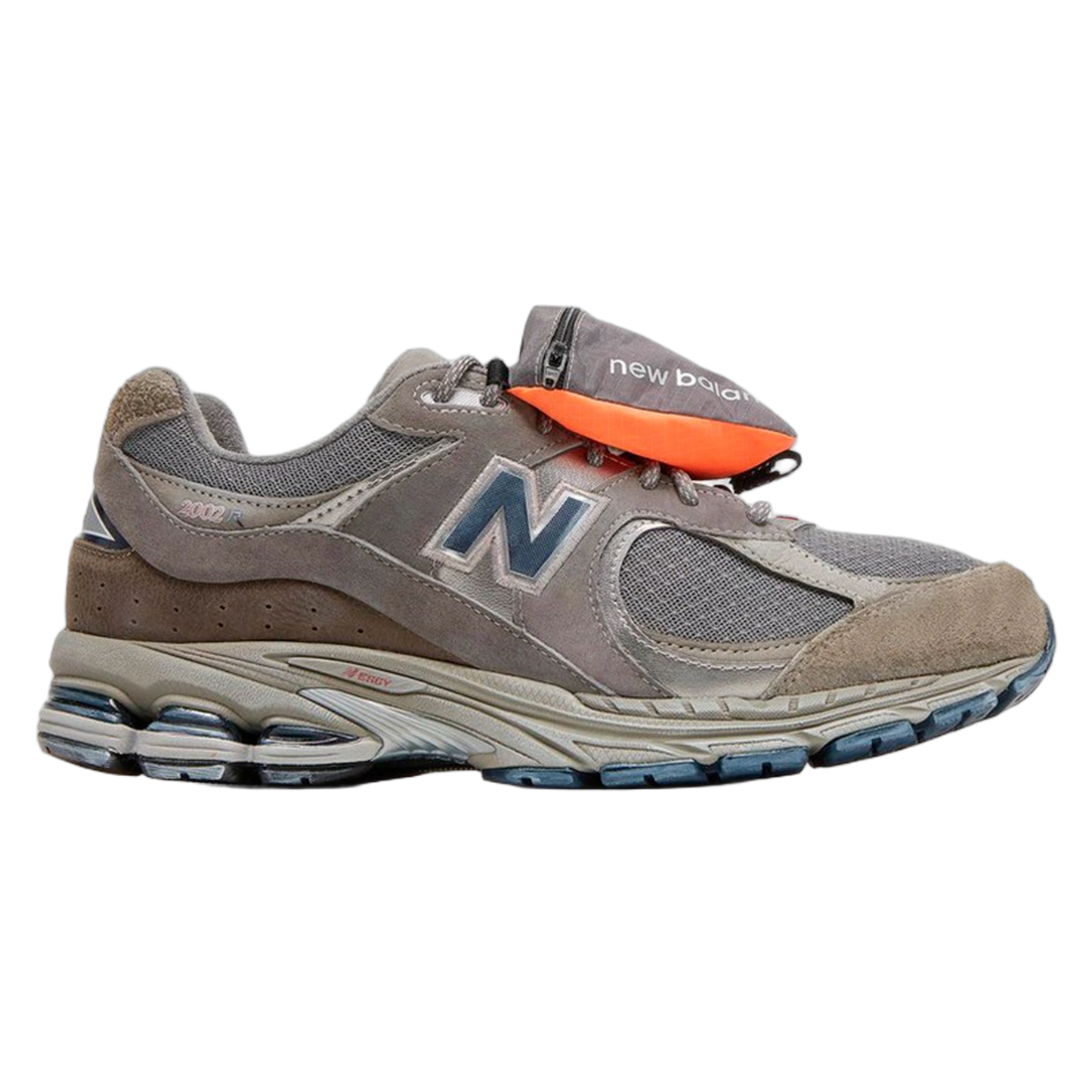 New Balance 2002R Grey Brown Pouch M2002RVA