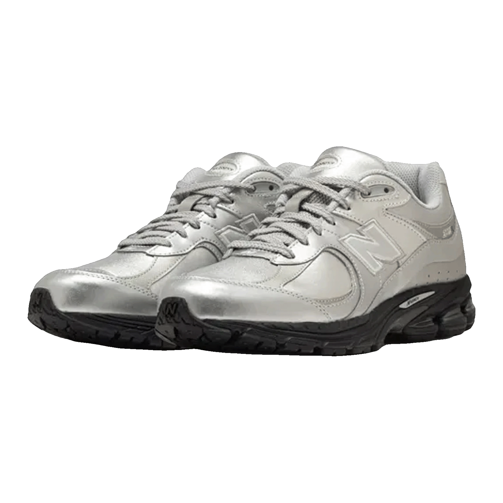 New Balance 2002R Leather Pack Silver Metallic Side U2002RF