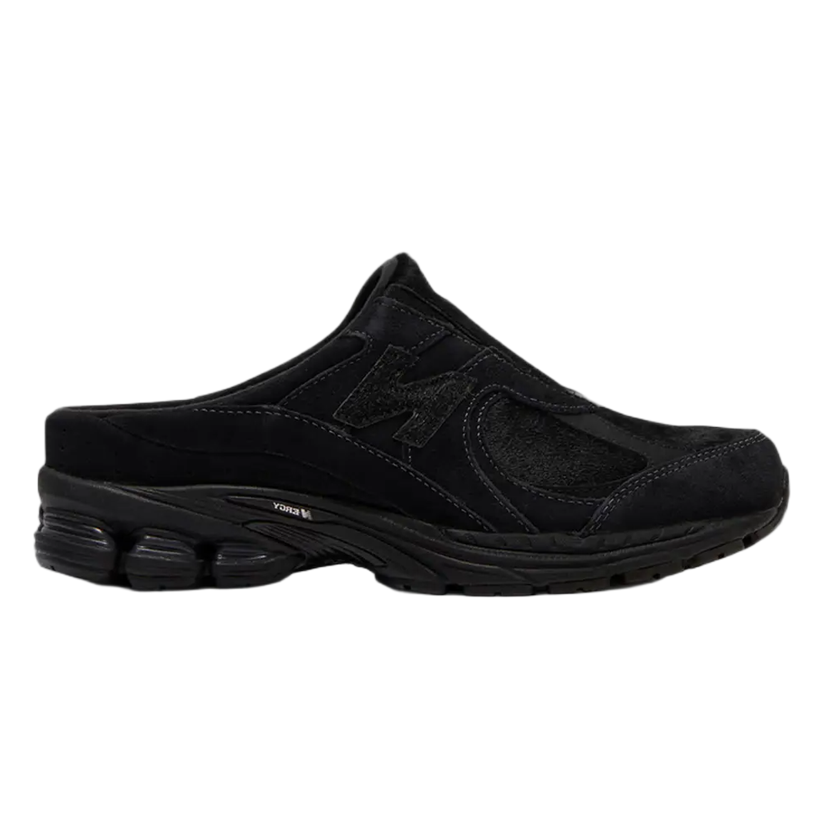 New Balance 2002R Mule Triple Black Pony Hair M2002RMR