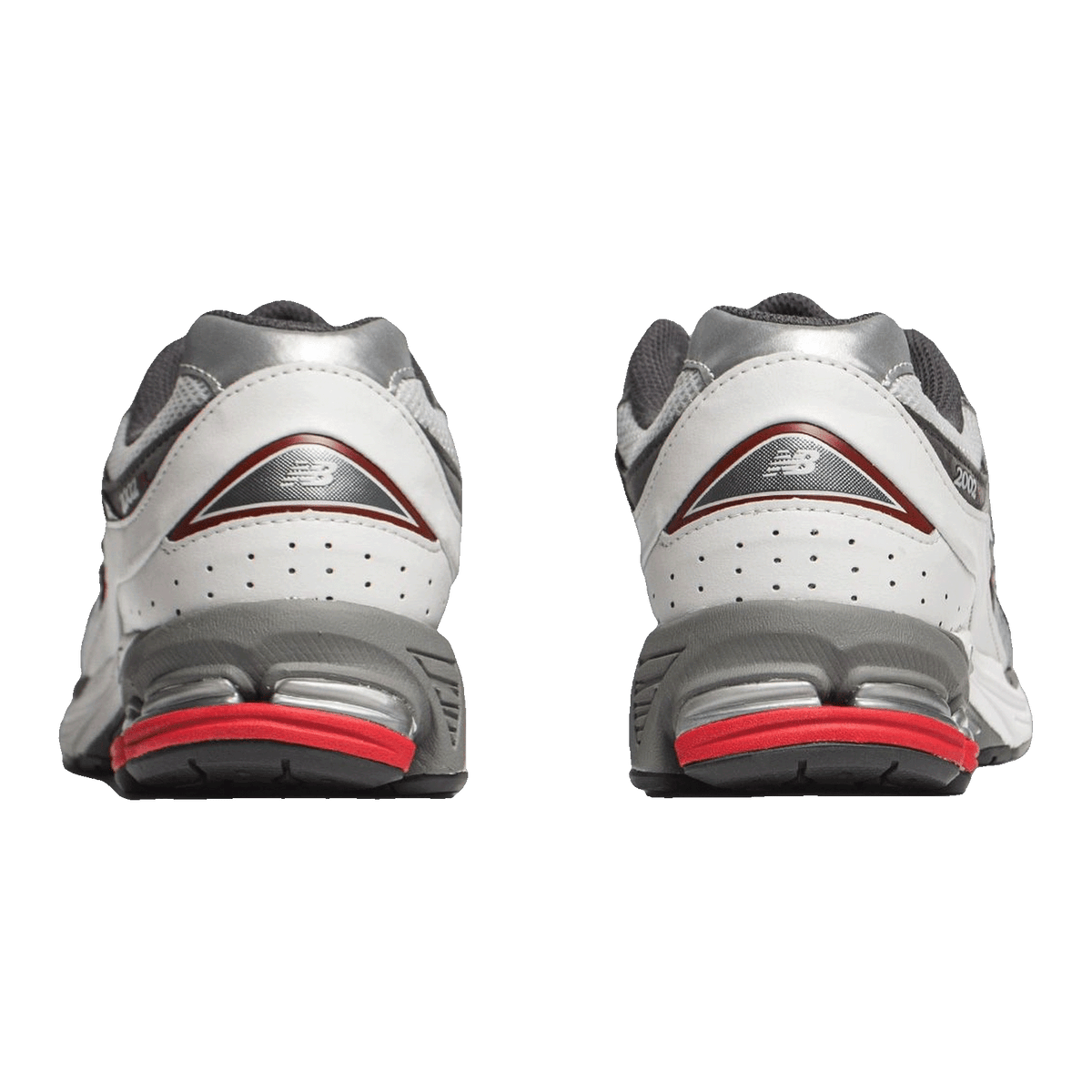 New Balance 2002R Silver Metallic Team Red Back M2002RLB
