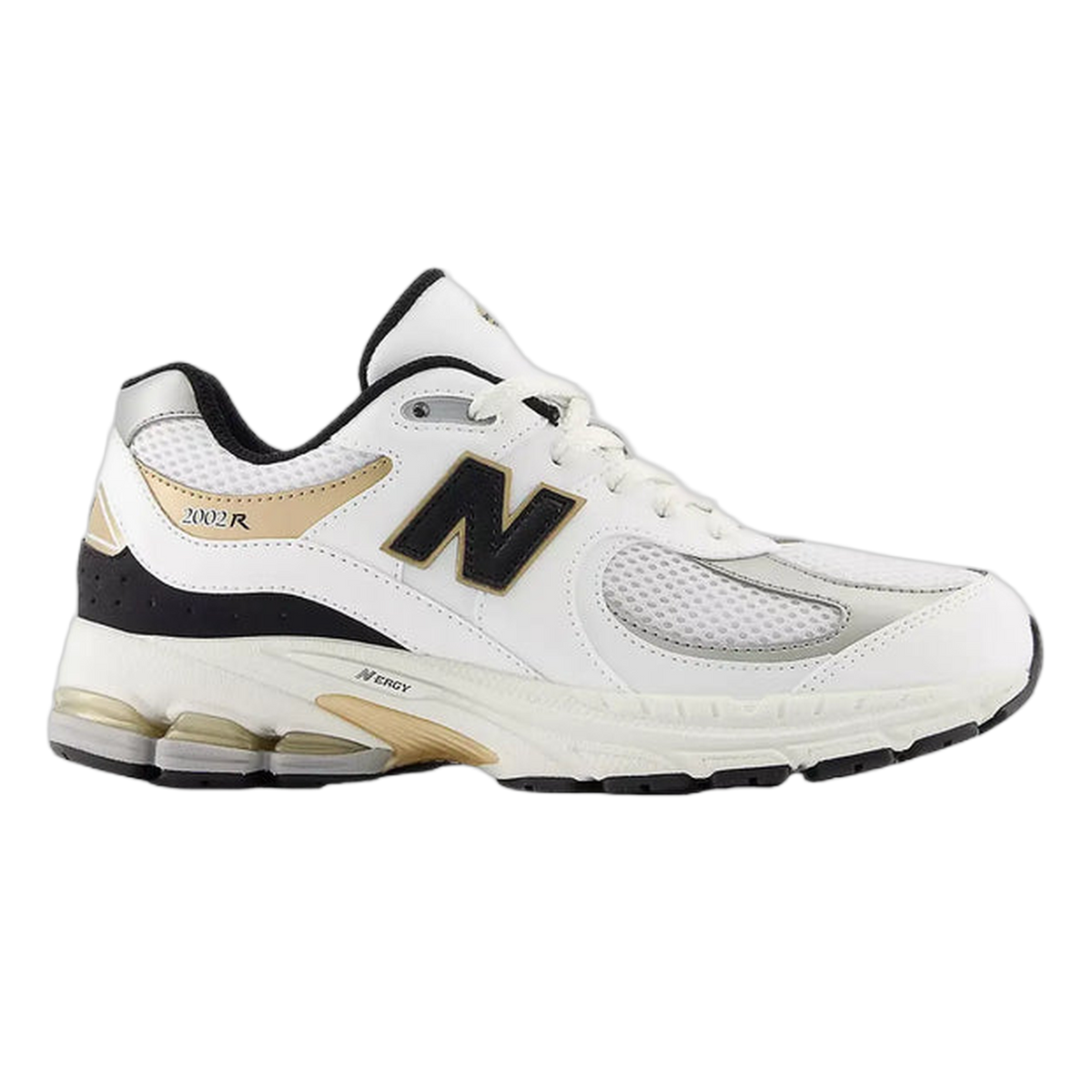 New Balance 2002R White Black Gold (GS) GC2002PS