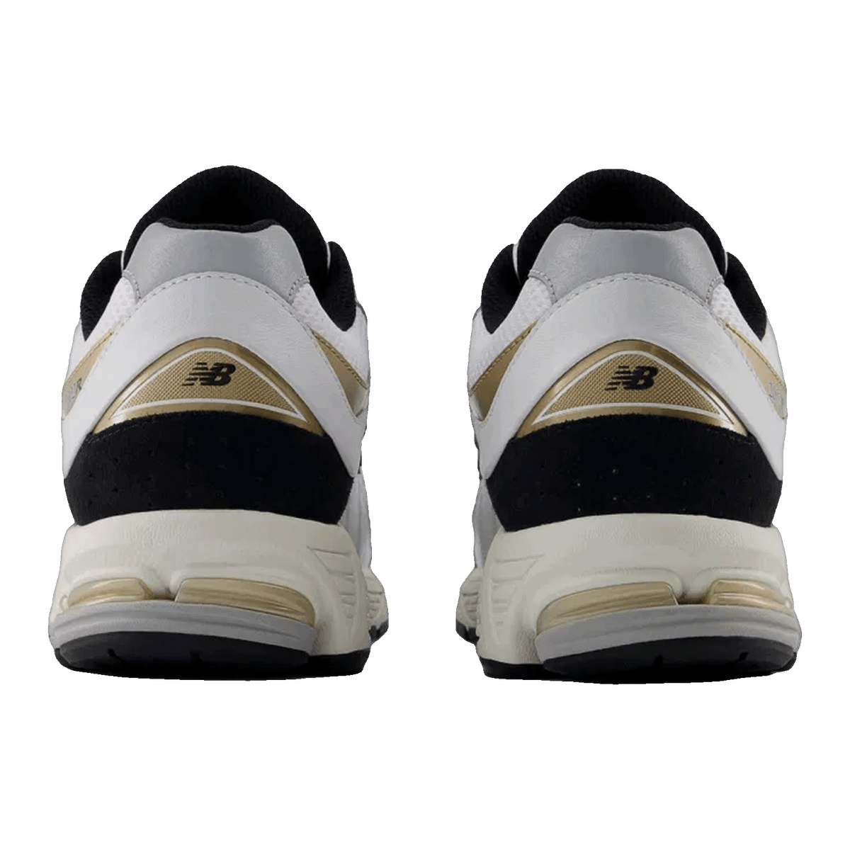 New Balance 2002R White Black Gold Metallic Back M2002RPN