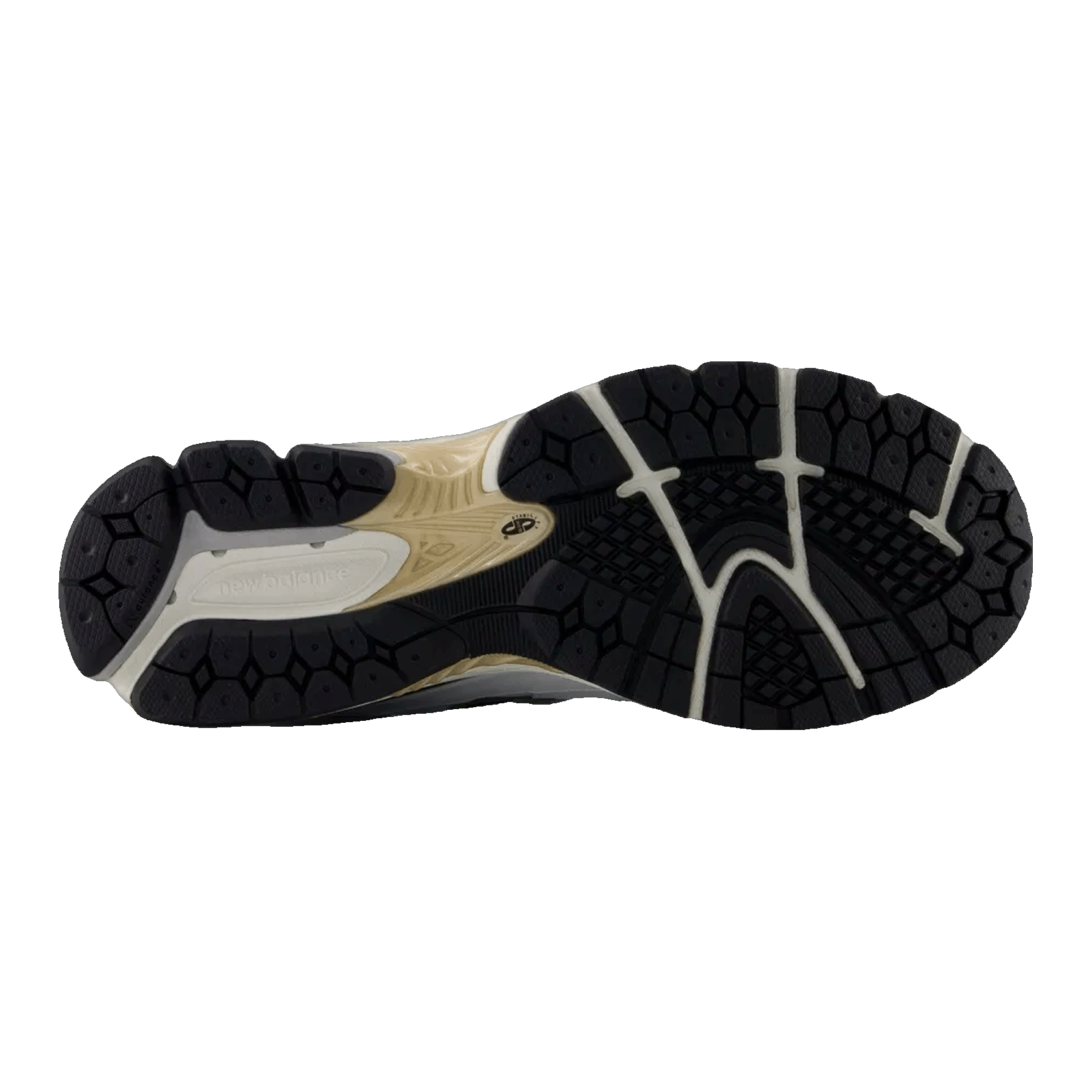 New Balance 2002R White Black Gold Metallic Sohle M2002RPN