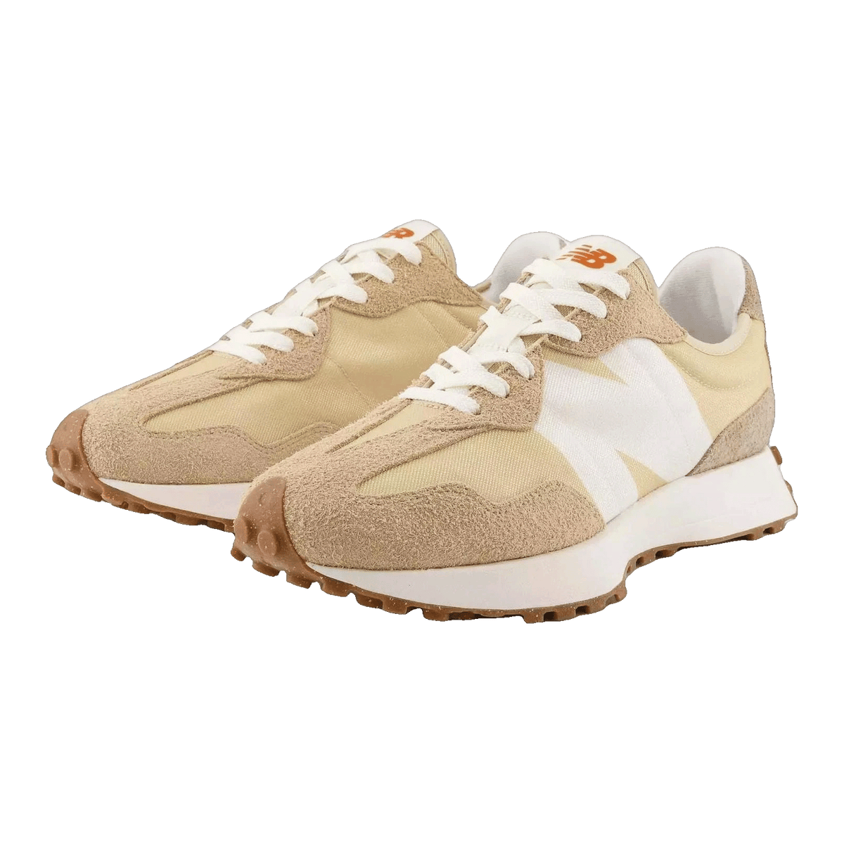 New Balance 327 BEAM Beige White Side MS327UE