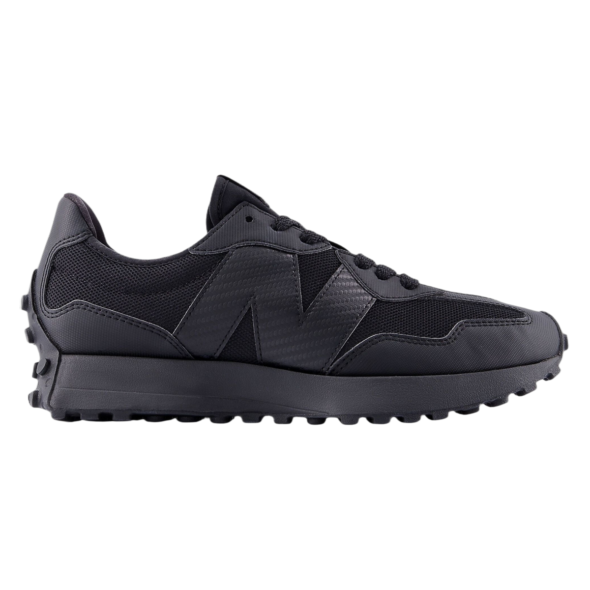 New Balance 327 Black Carbon Fiber Logo U327SCA