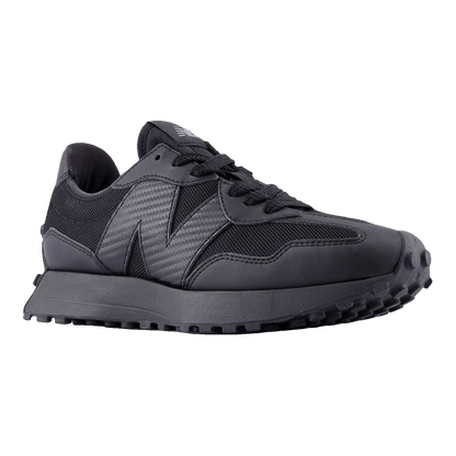 New Balance 327 Black Carbon Fiber Logo Side U327SCA