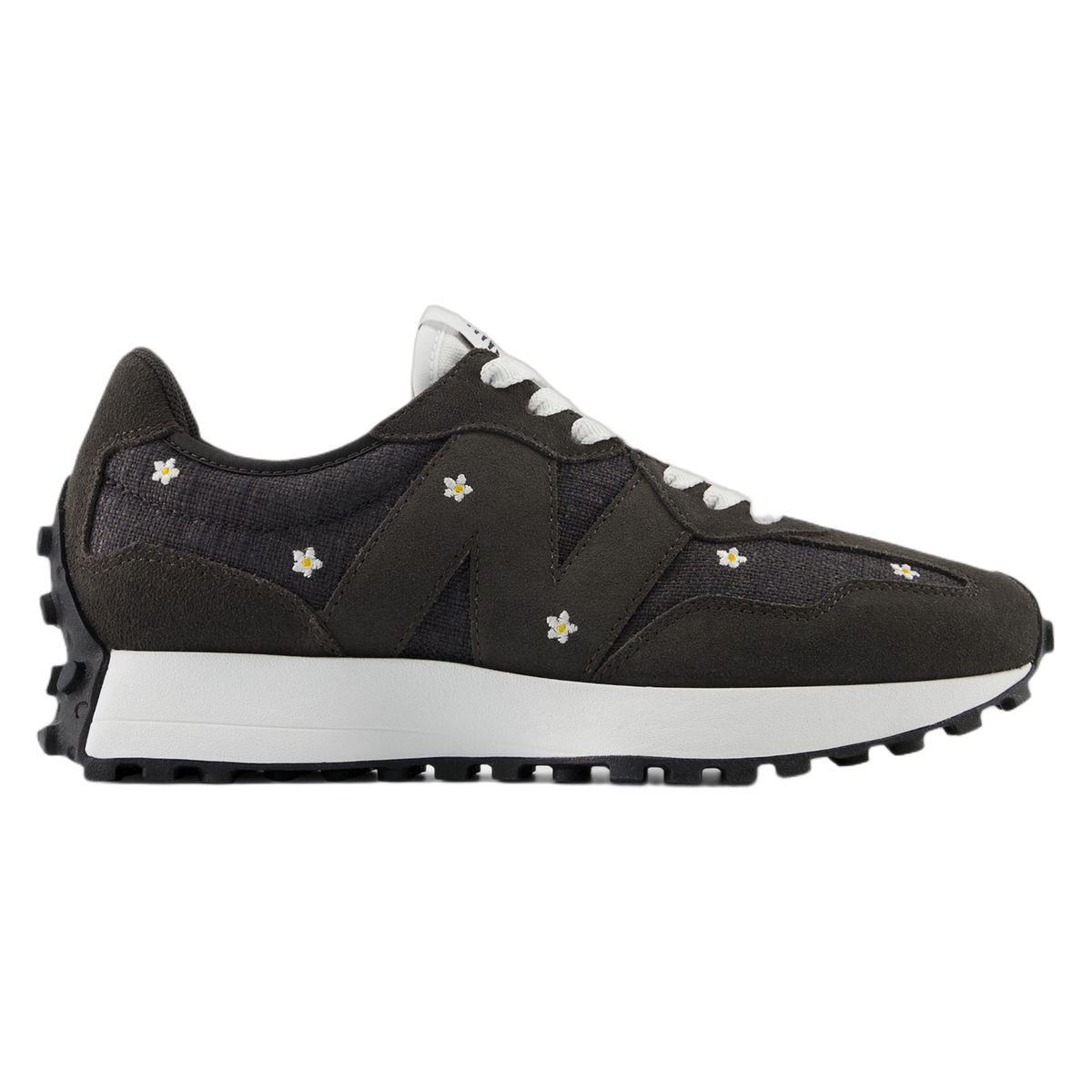 New Balance 327 Black Cement Floral Embroidery (W) WS327DCB