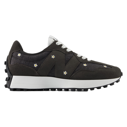 New Balance 327 Black Cement Floral Embroidery (W) WS327DCB