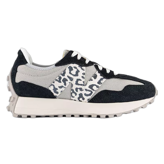 New Balance 327 Black Grey Leopard (W) WS327AP