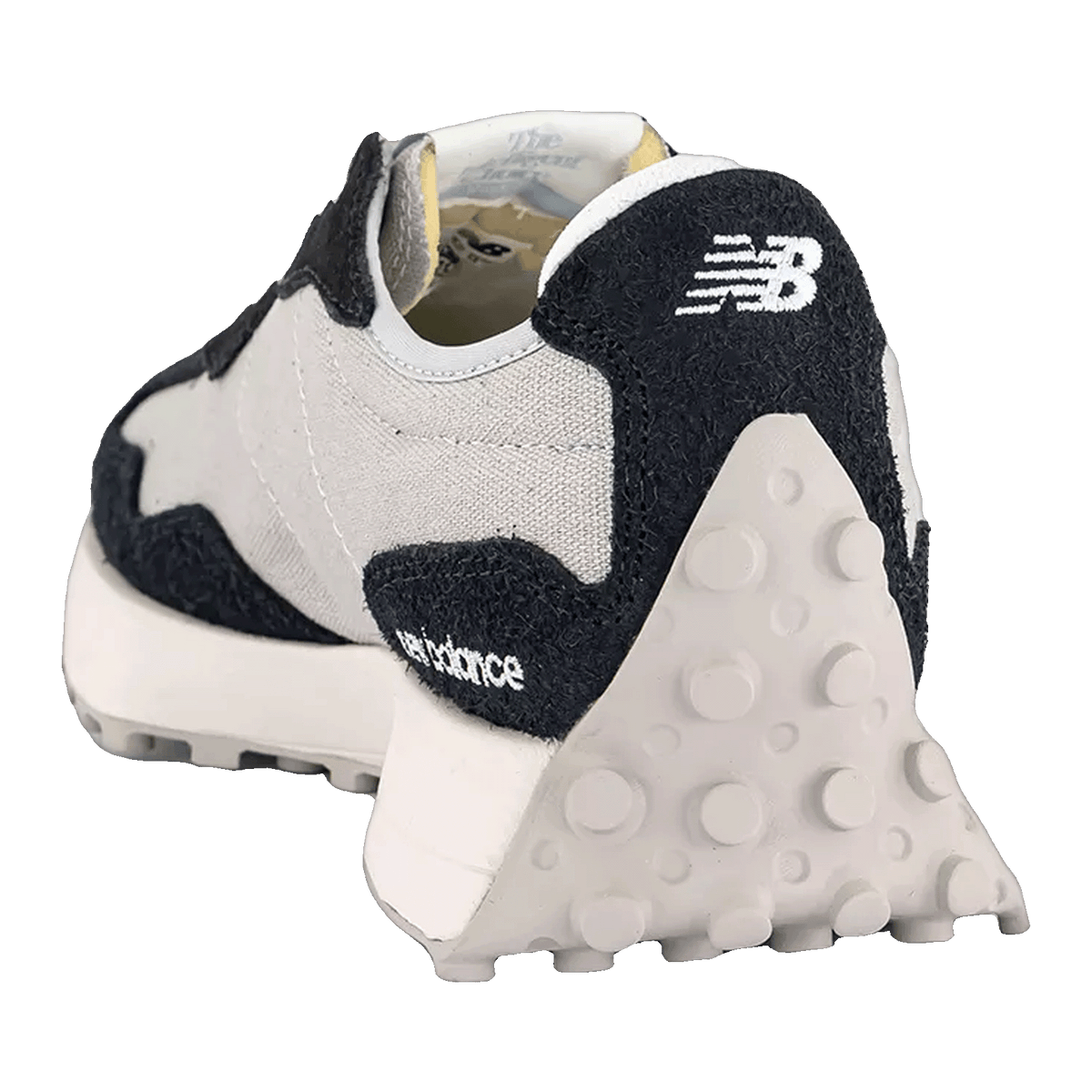 New Balance 327 Black Grey Leopard (W) Back WS327AP