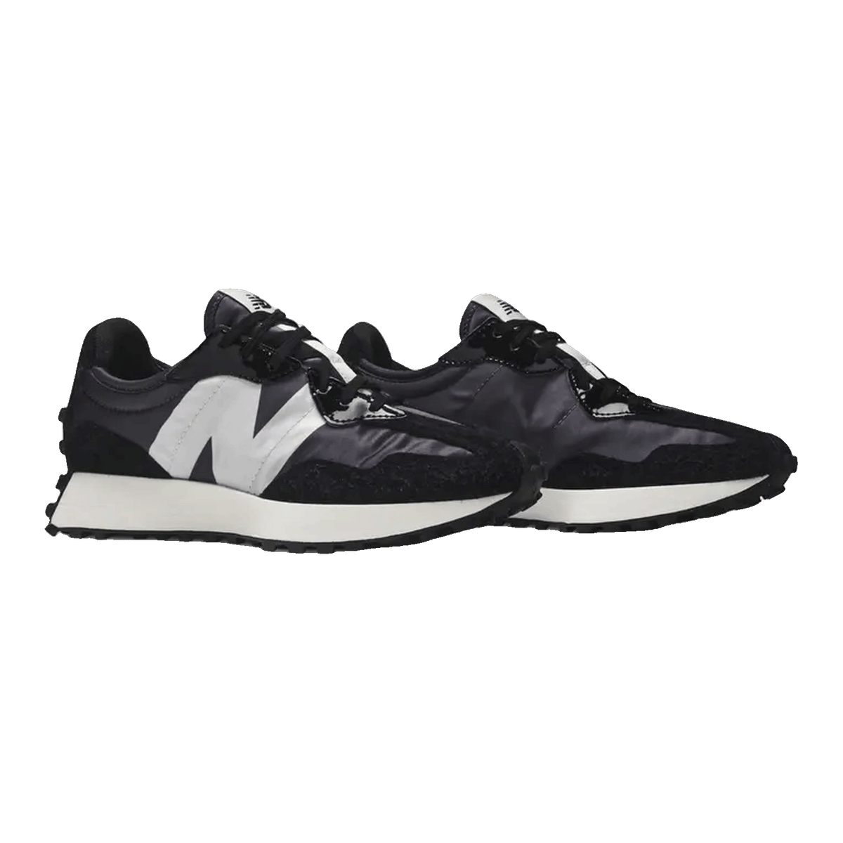 New Balance 327 Black Grey (W) Side WS327SFC