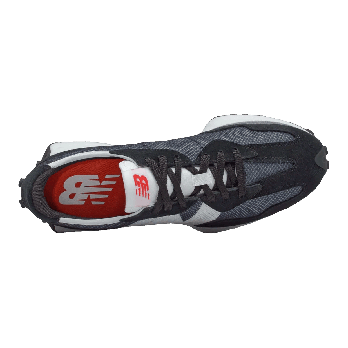 New Balance 327 Black Grey White Oben MS327BC