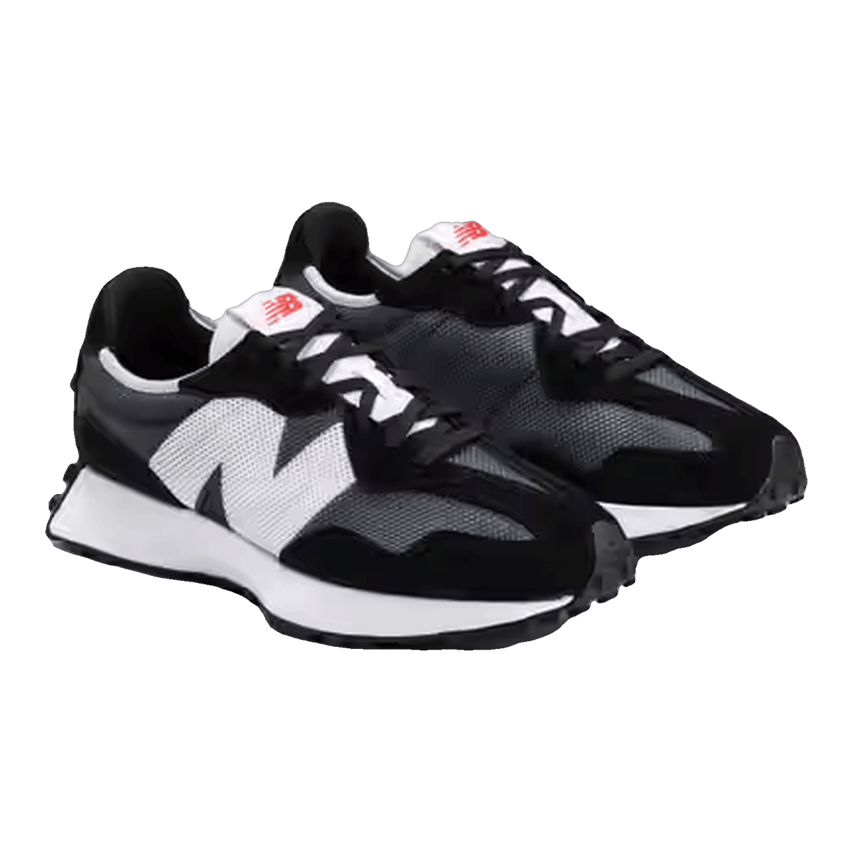 New Balance 327 Black Grey White Side MS327BC