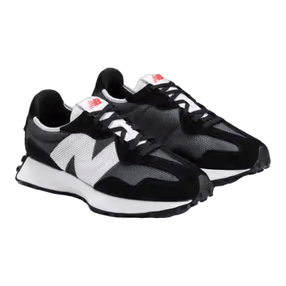 New Balance 327 Black Grey White Side MS327BC