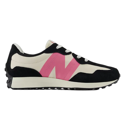 New Balance 327 Black Real Pink (GS) GS327VL