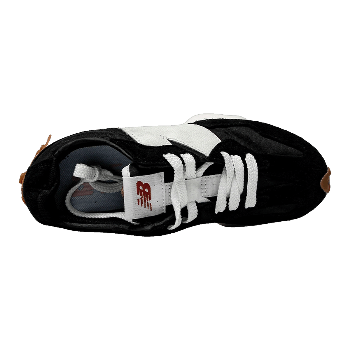 New Balance 327 Black Silver Oben MS327MM1