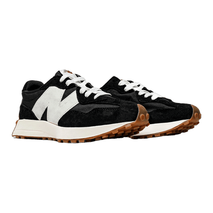 New Balance 327 Black Silver Side MS327MM1