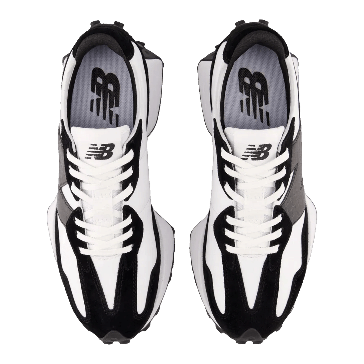 New Balance 327 Black White Black (W) Oben