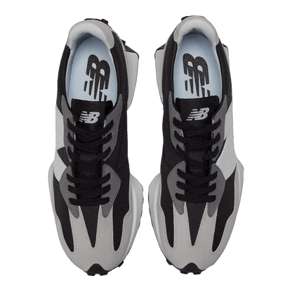 New Balance 327 Black White Grey Oben