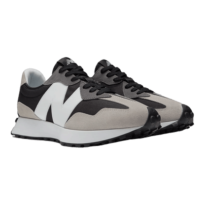 New Balance 327 Black White Grey Side MS327BD