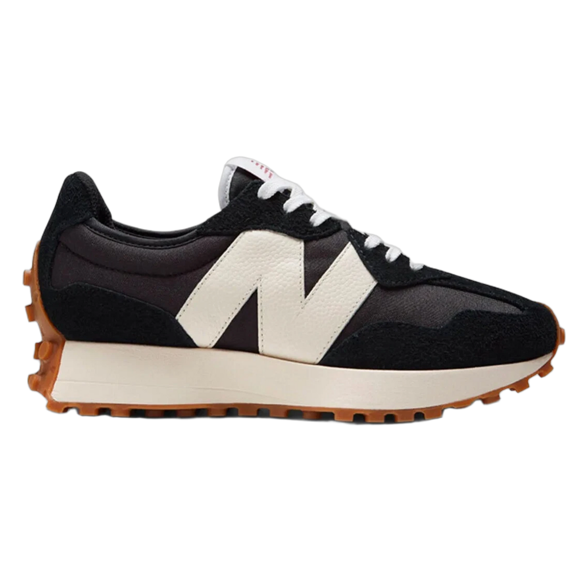 New Balance 327 Black White Gum (W) WS327BL