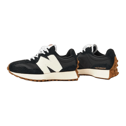 New Balance 327 Black White Gum (W) Back WS327BL