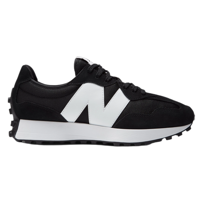 New Balance 327 Black White N Logo MS327CBW
