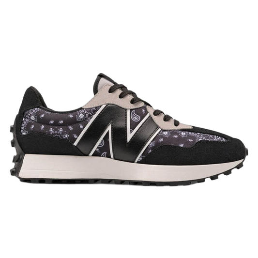 New Balance 327 Black White Paisley MS327DEU