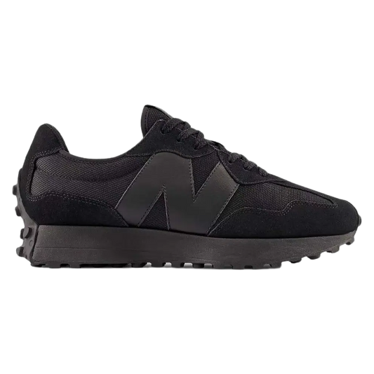 New Balance 327 Black White Tongue Logo MS327CTB