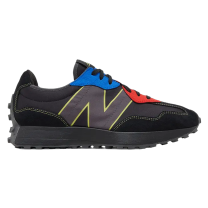 New Balance 327 Black Yellow Blue Red MS327BC1