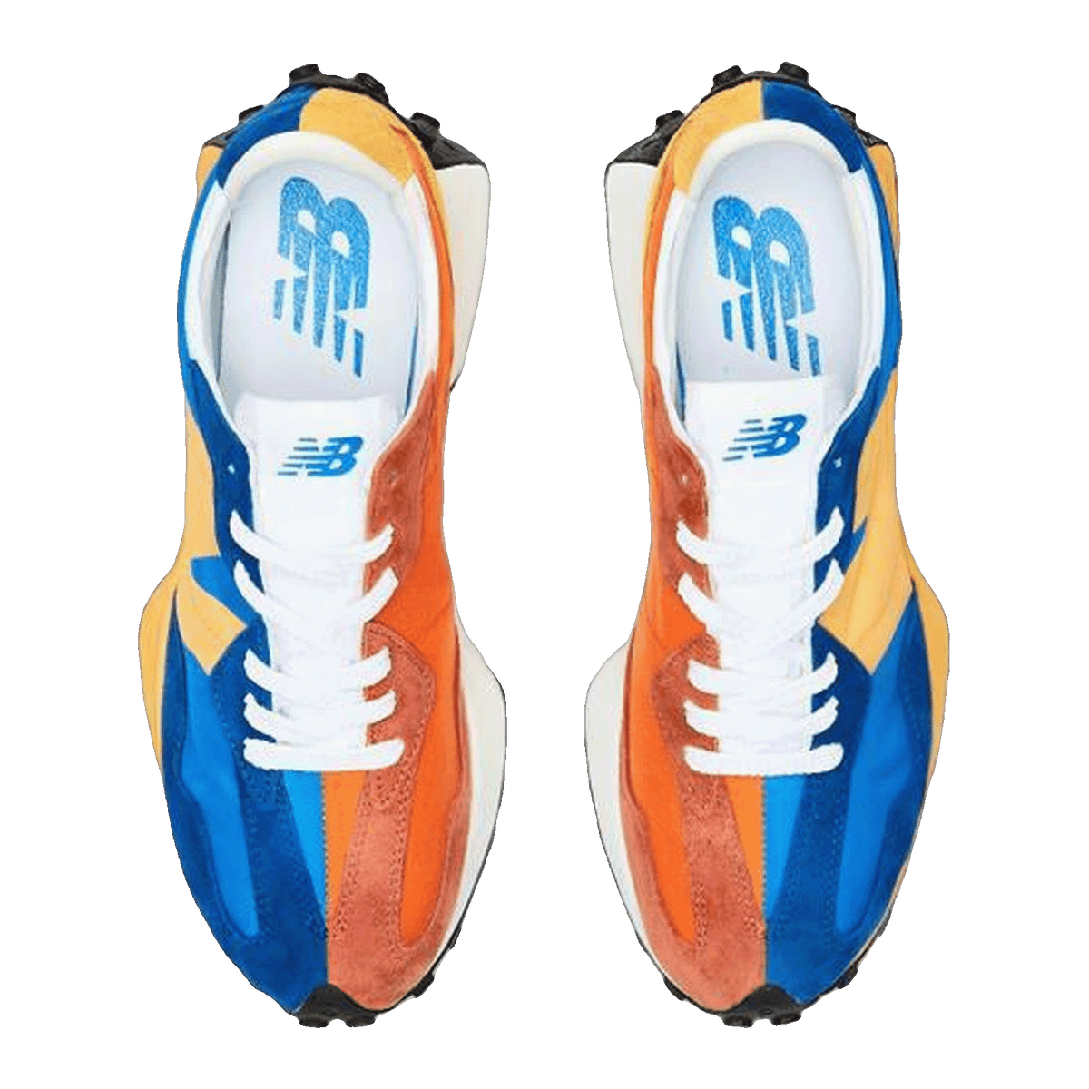 New Balance 327 Blue Orange Oben MS327LAA