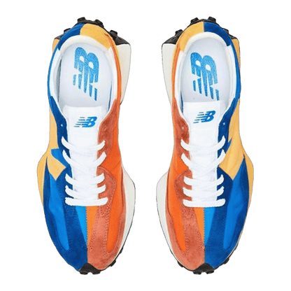 New Balance 327 Blue Orange Oben MS327LAA