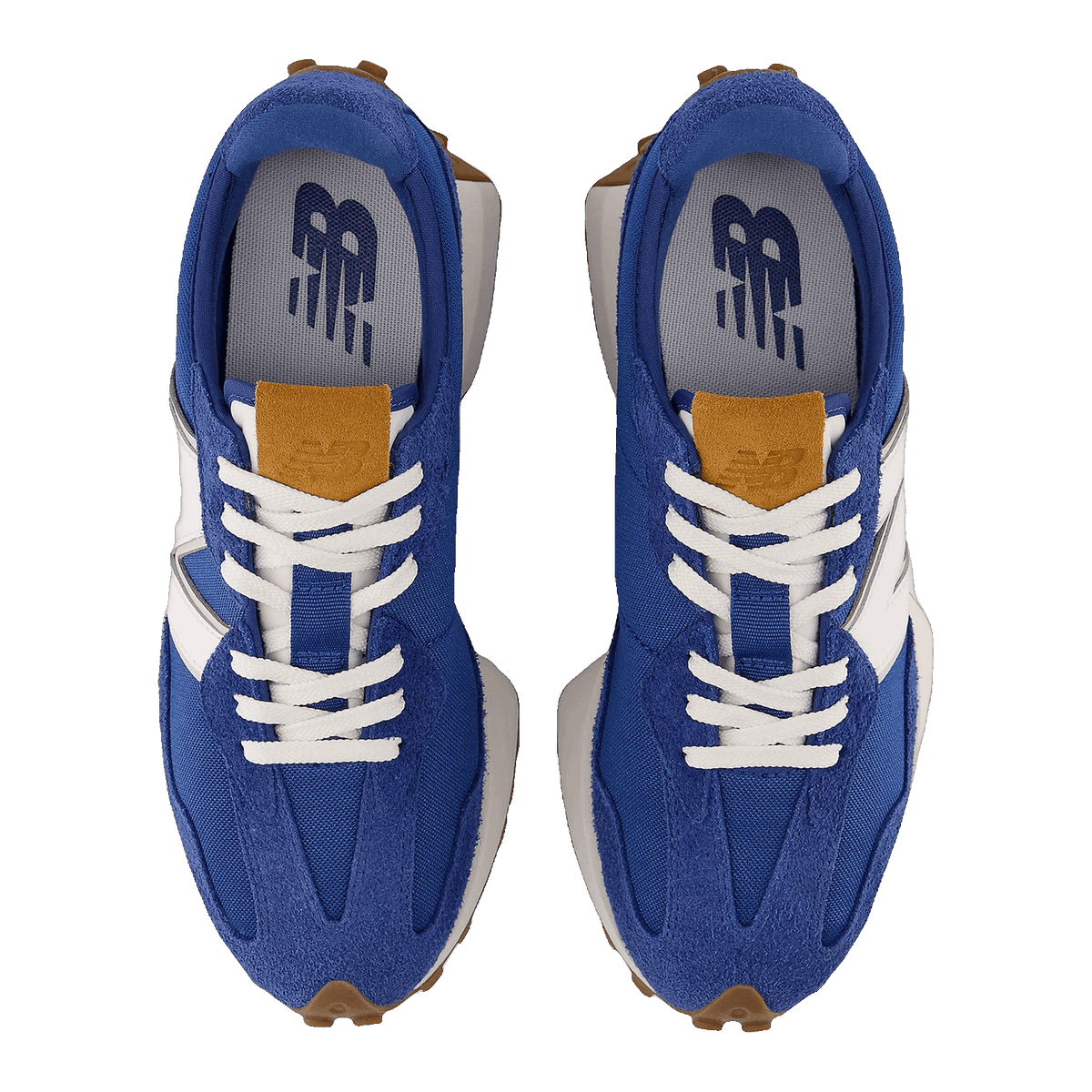 New Balance 327 Blue White Silver (W) Oben