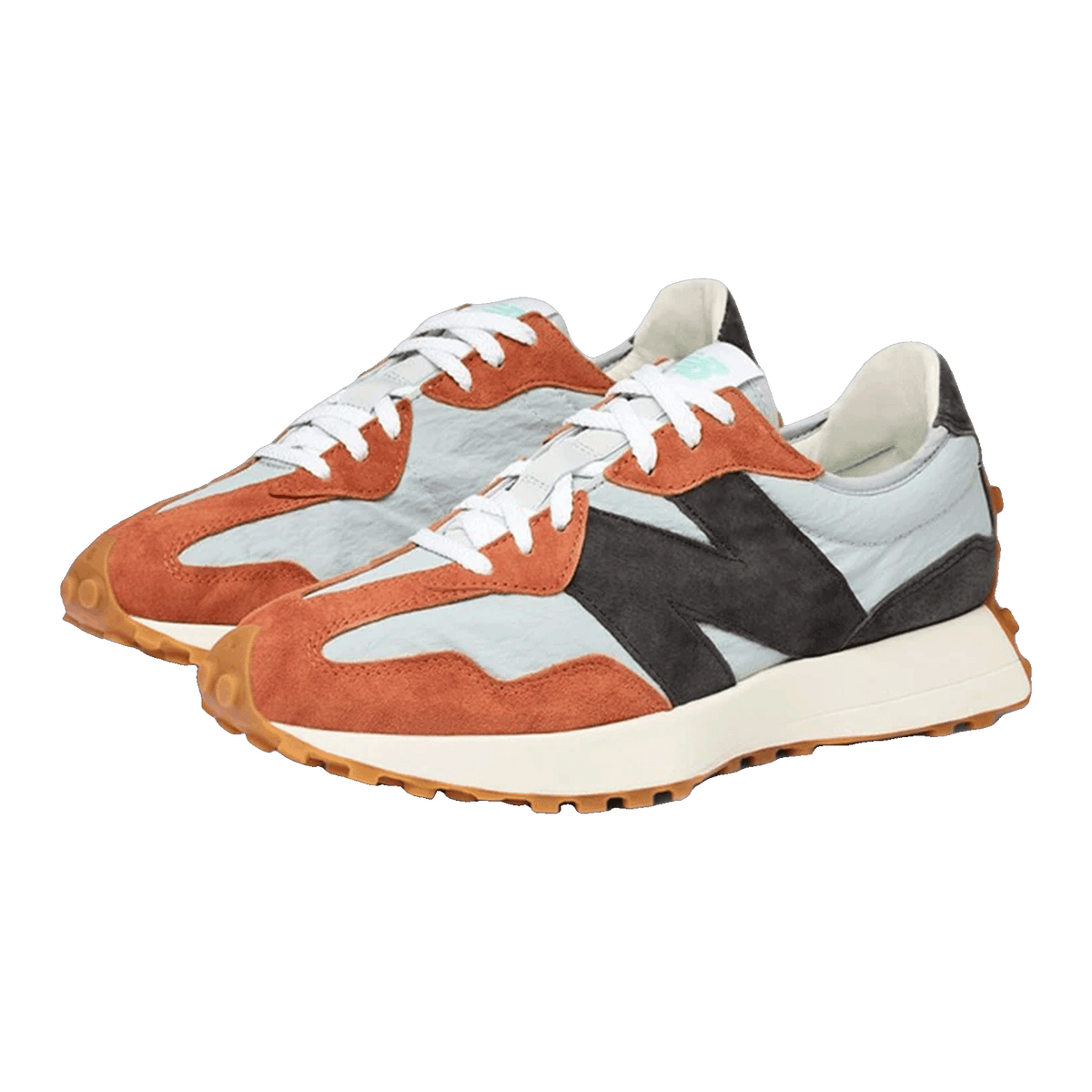 New Balance 327 Brown Grey Side MS327JC1