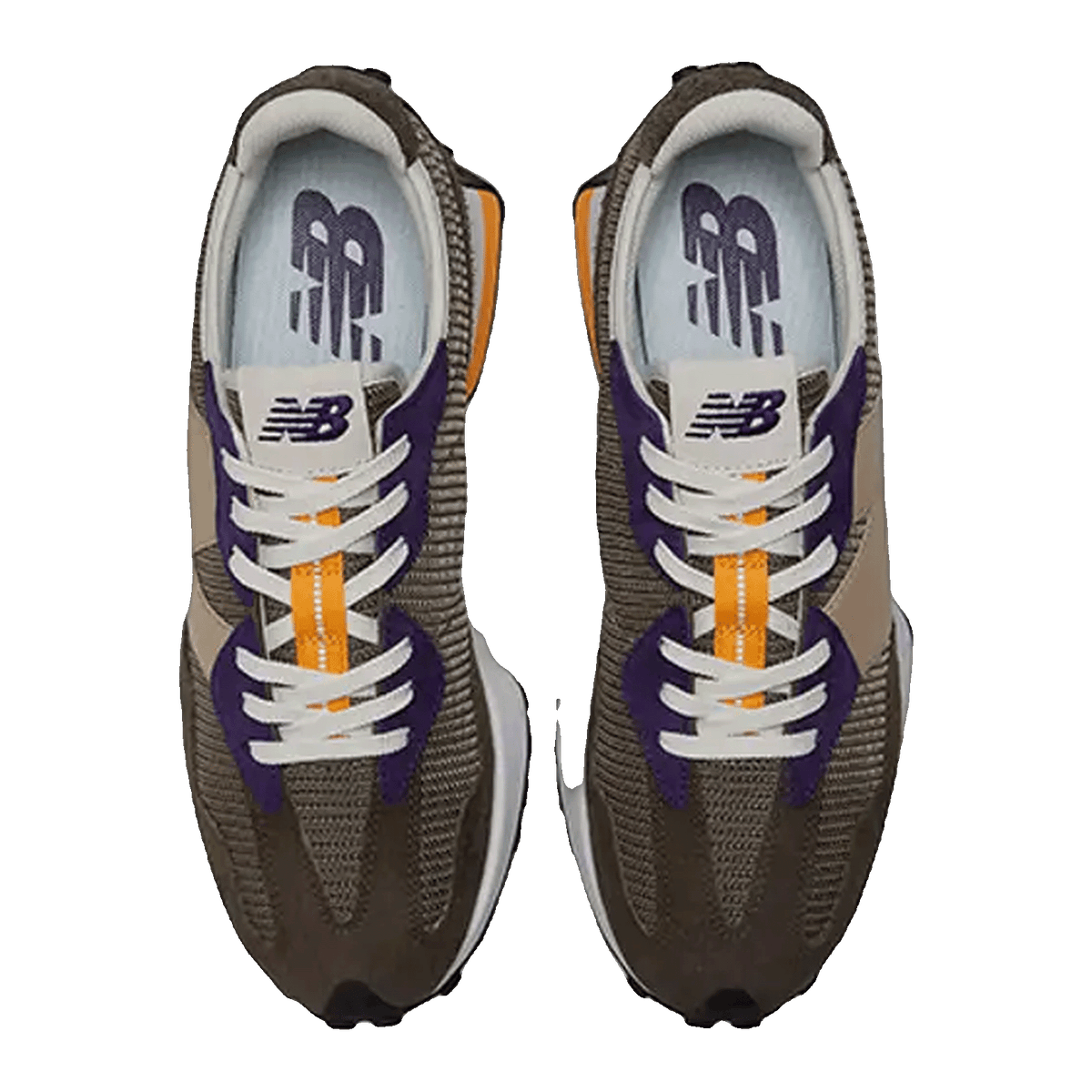 New Balance 327 Brown True Camo Black Plum Oben