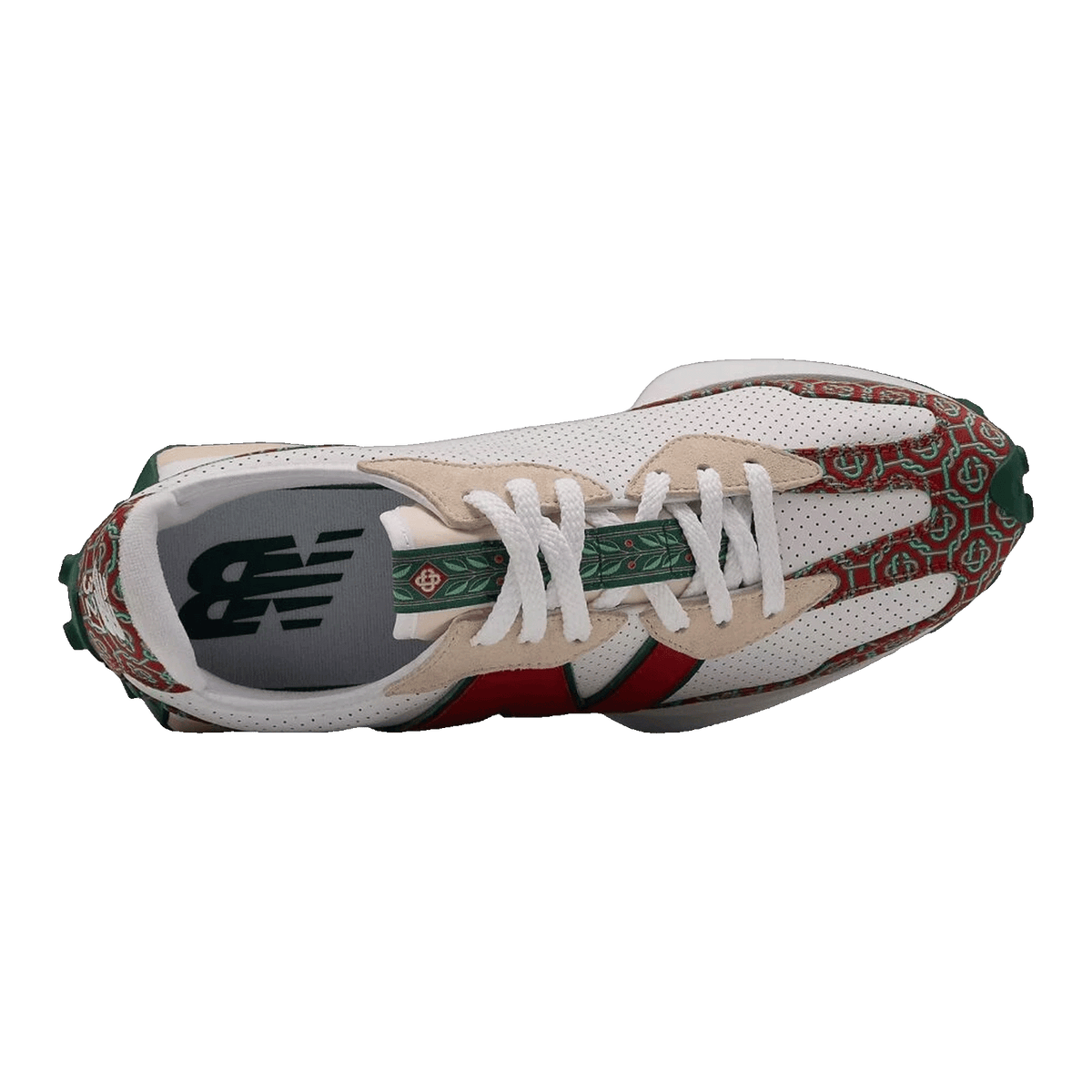 New Balance 327 Casablanca Red Monogram Oben MS327CAA