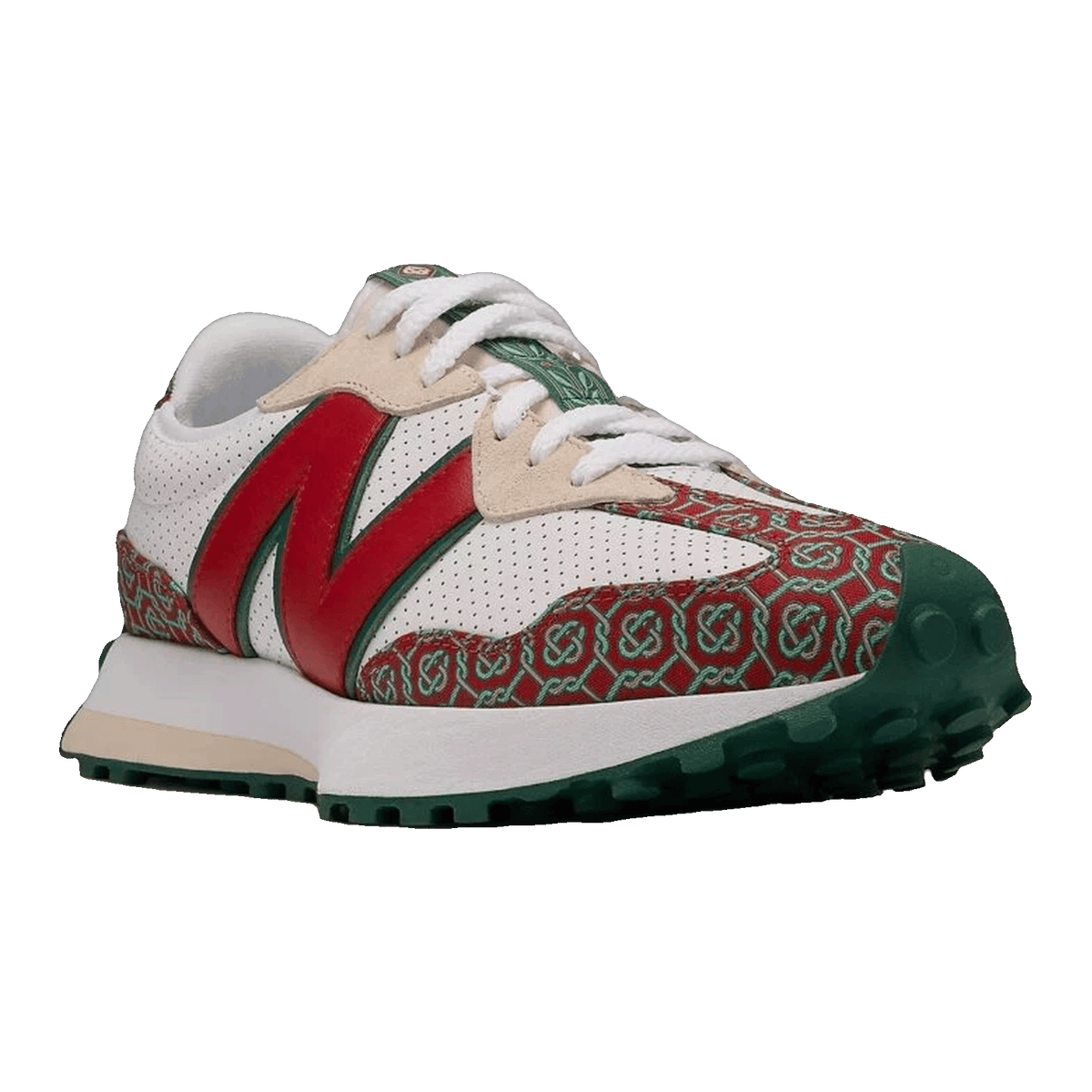 New Balance 327 Casablanca Red Monogram Side MS327CAA