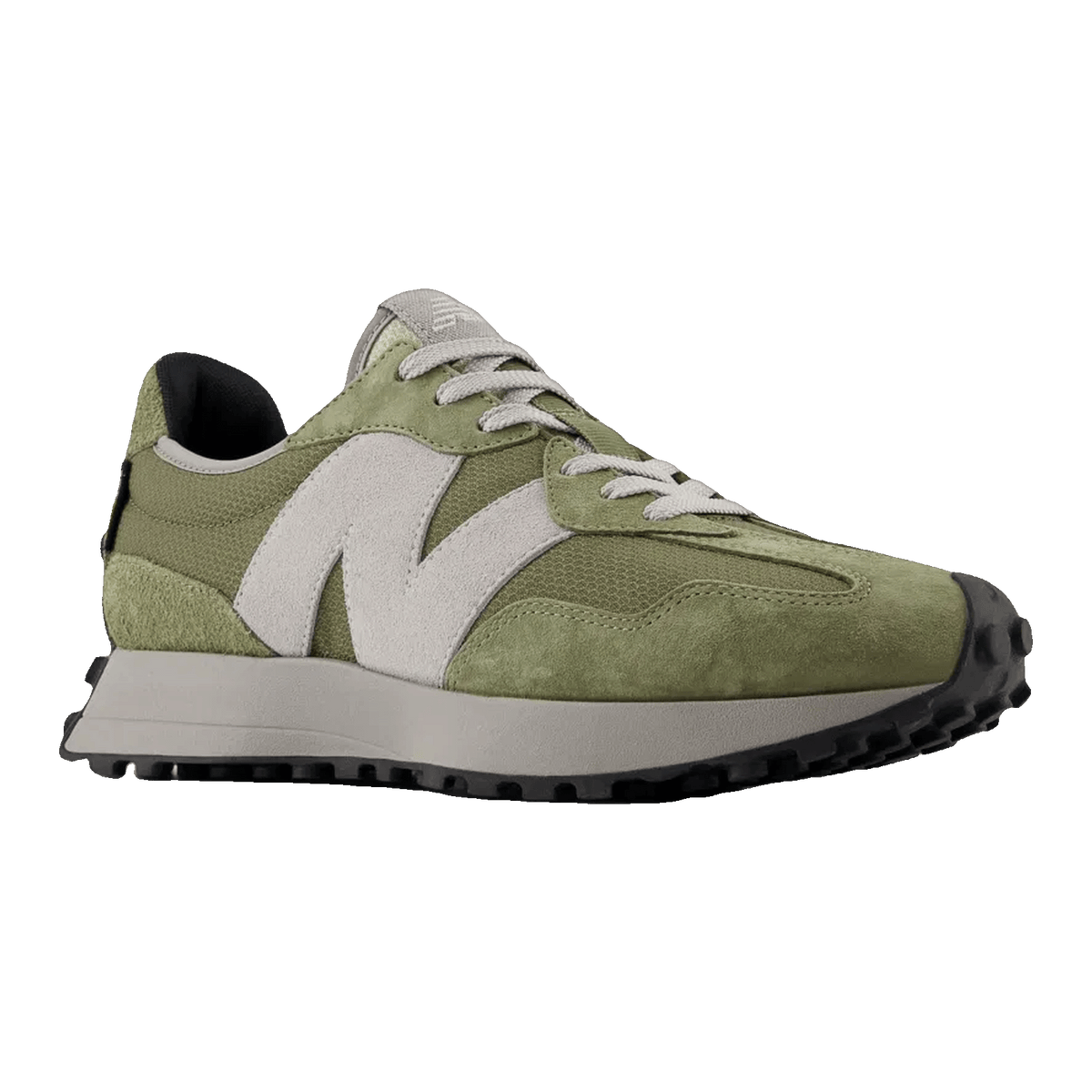 New Balance 327 Cordura Dark Olivine Side U327OB