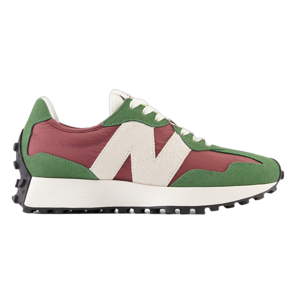 New Balance 327 Dark Green Red WS327UO