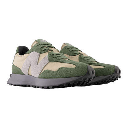 New Balance 327 Deep Olive Green Driftwood Side MS327WG