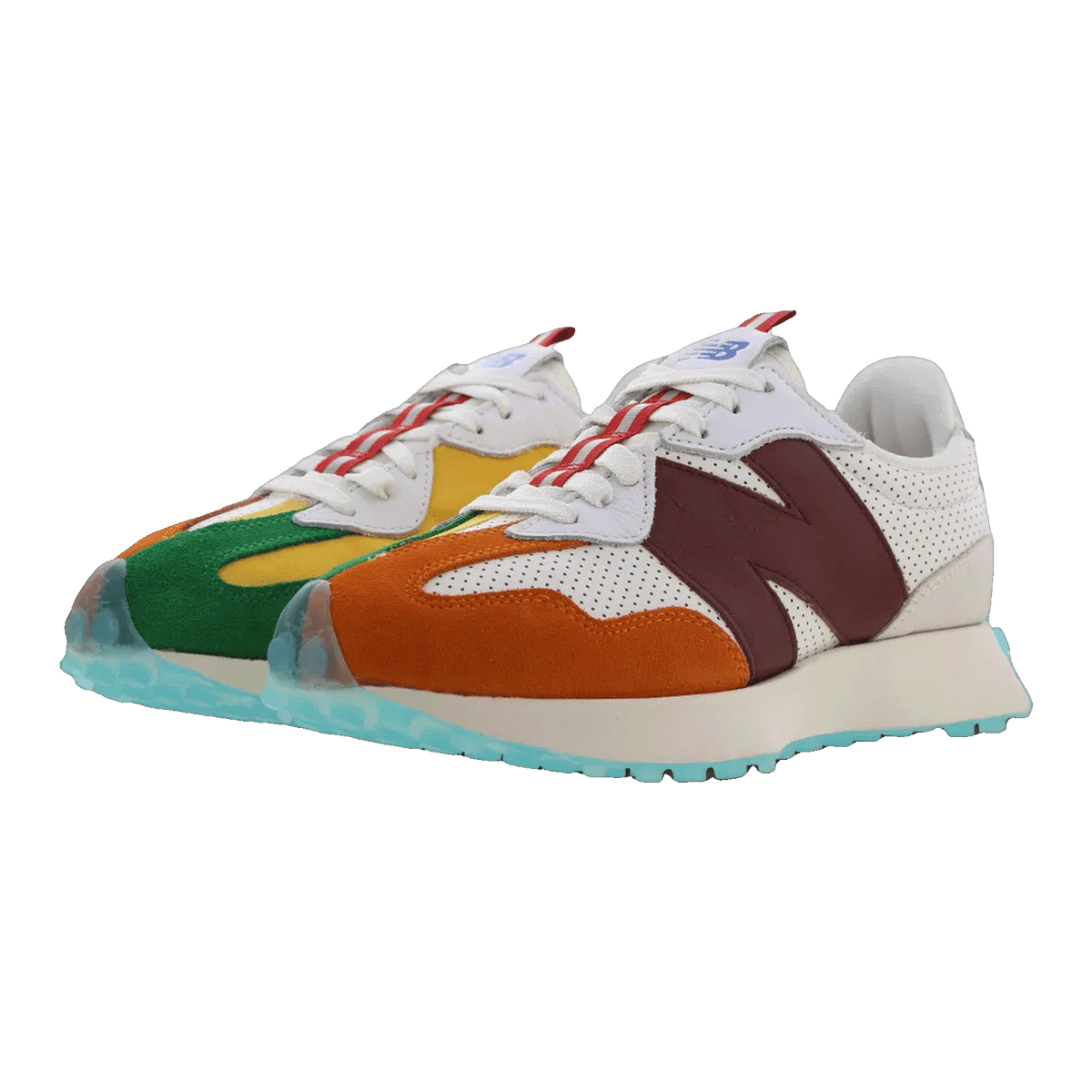 New Balance 327 Dejounte Murray Heat Up Beige Side MS327FCO