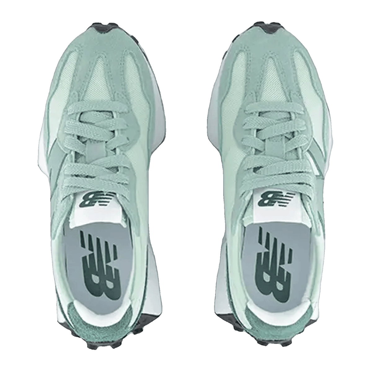 New Balance 327 Grey Blue Castlerock Oben
